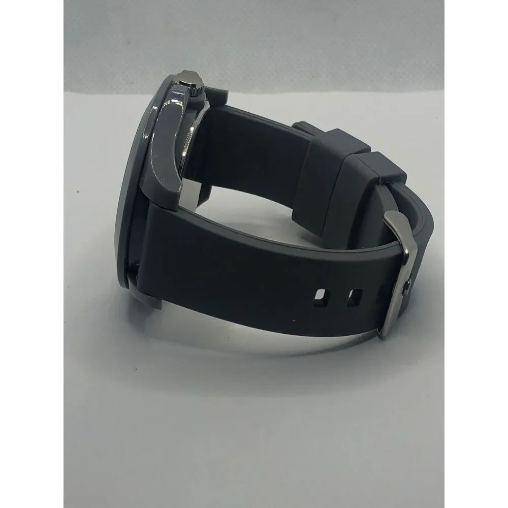 Skechers SR5011 Men's Grey Silicone Analog Grey Dial Quartz Genuine Watch OP158